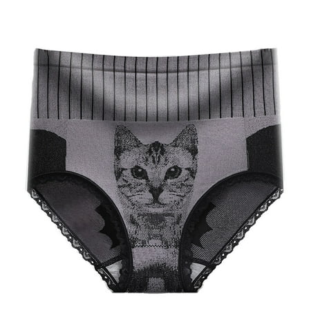 JunDanmall Cat Print Panties Lace Graphene Body Shaping Butt Lift Panties Women Accessory for Daily Wear
JunDanmall Cat Print Panties Lace Graphene Body Shaping Butt Lift Panties Women Accessory for Daily Wear