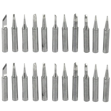 

22 Pieces Soldering Iron Tips Kit 900M-T for Soldering Station Tool 900M 936 937 907
