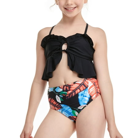 PEONAVET Swimsuit for Toddler Girl Bikini Set 2 Piece Swimwear Tankini Bathing Suit Floral Summer Beach Wear - Summer Savings Clearance
PEONAVET Swimsuit for Toddler Girl Bikini Set 2 Piece Swimwear Tankini Bathing Suit Floral Summer Beach Wear - Summer Savings Clearance