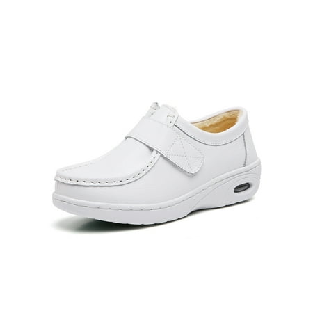 GENILU Ladies Loafers Magnetic Nursing Shoes Round Toe Work Shoe Comfort Low Top Loafer Kitchen Lightweight Plush Lining Flats Cotton White 7.5
GENILU Ladies Loafers Magnetic Nursing Shoes Round Toe Work Shoe Comfort Low Top Loafer Kitchen Lightweight Plush Lining Flats Cotton White 7.5