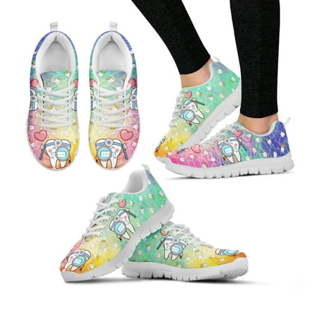 Rainbow Tooth Cartoon Shoes Women Fashion Casual Spring Mesh Sneakers Ladies School Bus Gifts for Woman Footwear
Rainbow Tooth Cartoon Shoes Women Fashion Casual Spring Mesh Sneakers Ladies School Bus Gifts for Woman Footwear