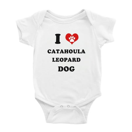 I Heart Catahoula Leopard Dog Funny Baby Rompers Newborn Outfits (White 12-18 Months)
I Heart Catahoula Leopard Dog Funny Baby Rompers Newborn Outfits (White 12-18 Months)