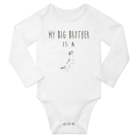 My Big Brother is a Saluki Dog Cute Baby Long Sleeve Bodysuit Boy Girl Baby Long Sleeve Clothes (White 12-18M)
My Big Brother is a Saluki Dog Cute Baby Long Sleeve Bodysuit Boy Girl Baby Long Sleeve Clothes (White 12-18M)