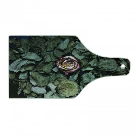 Vintage Rose Cutting Board Grunge Look Rose Flower and Dry Leaves Arrangement Photo Decorative Tempered Glass Cutting and Serving Board in 3 Sizes by Ambesonne
Vintage Rose Cutting Board Grunge Look Rose Flower and Dry Leaves Arrangement Photo Decorative Tempered Glass Cutting and Serving Board in 3 Sizes by Ambesonne
