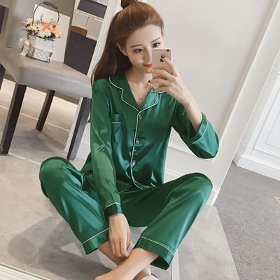 DanceeMangoo Short Sleeve Silk Pajamas Spring Women Summer Pajama Sets Silk Pijama Sleepwear Pyjamas 3XL 4XL 5XL 85kg Nightwear Set
DanceeMangoo Short Sleeve Silk Pajamas Spring Women Summer Pajama Sets Silk Pijama Sleepwear Pyjamas 3XL 4XL 5XL 85kg Nightwear Set