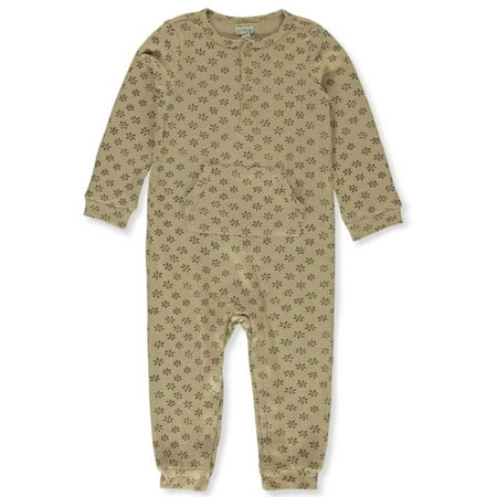 Wonderly Baby Boys Kangaroo Dotted Coveralls - tan 18 months (Infant)