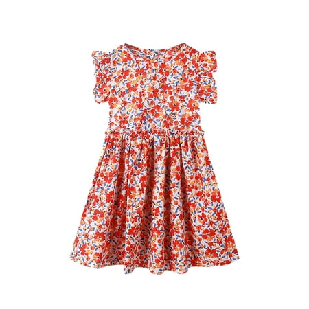 Girls Dresses Summer Toddler Kids Crew Neck Summer Sleeveless Sundress Casual Beach Floral Prints Party Formal Dress
Girls Dresses Summer Toddler Kids Crew Neck Summer Sleeveless Sundress Casual Beach Floral Prints Party Formal Dress