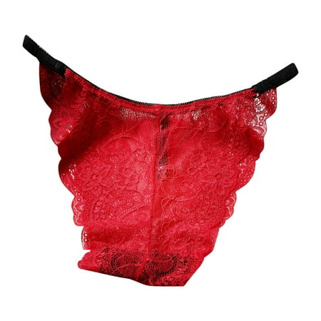 Odeerbi Clearance Lace Briefs See Through Panties Women Lace Underwear Lingerie Thongs Panties Ladies Hollow Out Underwear Red
Odeerbi Clearance Lace Briefs See Through Panties Women Lace Underwear Lingerie Thongs Panties Ladies Hollow Out Underwear Red