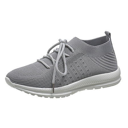 Sneakers for Women Ladies Fashion Solid Color Mesh Breathable Lace Up Soft Bottom Flat Casual Sports Shoes Womens Sneakers Mesh Grey 37
Sneakers for Women Ladies Fashion Solid Color Mesh Breathable Lace Up Soft Bottom Flat Casual Sports Shoes Womens Sneakers Mesh Grey 37