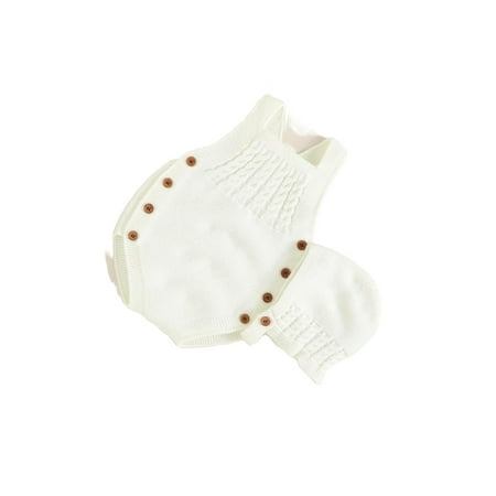 Casual Plain Straps Bodysuits Sleeveless White Baby Sweater Onesies (Baby s)
Casual Plain Straps Bodysuits Sleeveless White Baby Sweater Onesies (Baby s)