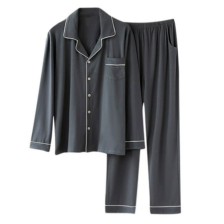 Dadaria Pajamas for Women Men Casual Solid Cardigan Long Sleeves Sleepwear Tops And Pants Turndown Suit Dark Gray M Men
Dadaria Pajamas for Women Men Casual Solid Cardigan Long Sleeves Sleepwear Tops And Pants Turndown Suit Dark Gray M Men