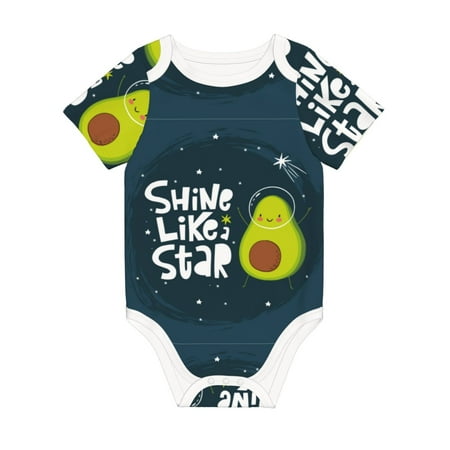 Coaee Avocado in Space1 for Soft Cotton Baby Short-Sleeve Bodysuit Baby Girls Boys Bodysuit Romper
Coaee Avocado in Space1 for Soft Cotton Baby Short-Sleeve Bodysuit Baby Girls Boys Bodysuit Romper