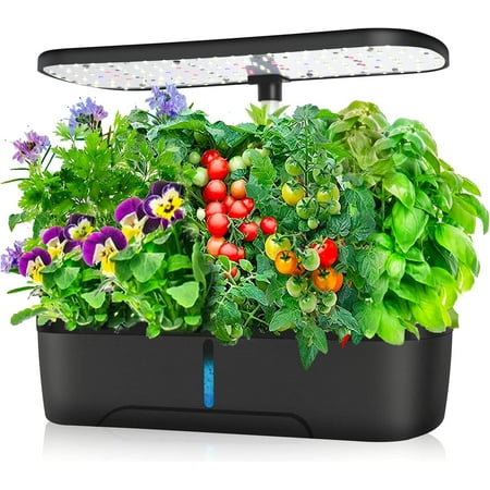 Indoor Herb Garden 12 Pods Hydroponics Growing System Herb Garden Kit Indoor with Grow Light Quiet Water Pump Automatic Timer Height Adjustable Home Kitchen Gift
Indoor Herb Garden 12 Pods Hydroponics Growing System Herb Garden Kit Indoor with Grow Light Quiet Water Pump Automatic Timer Height Adjustable Home Kitchen Gift