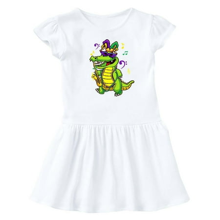 Inktastic Mardi Gras Party Alligator Gift Baby Girl Dress
Inktastic Mardi Gras Party Alligator Gift Baby Girl Dress