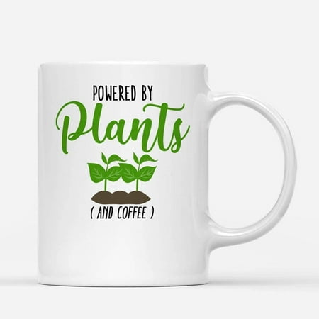 Coffee Mugs Powered By Plants and Coffee Gifts for Planter or Vegetarian Coffee Lovers 11oz 15oz White Mug Christmas Gift
Coffee Mugs Powered By Plants and Coffee Gifts for Planter or Vegetarian Coffee Lovers 11oz 15oz White Mug Christmas Gift