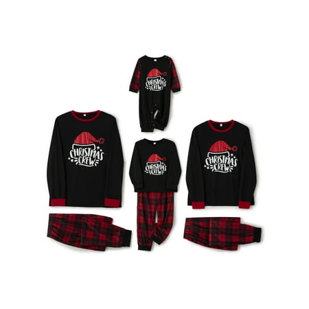 EYIIYE Family Matching Christmas Pajamas Letter Xmas Hat Print Long Sleeve Tops Plaid Pants Set Parent-child Sleepwear Psj Outfit
EYIIYE Family Matching Christmas Pajamas Letter Xmas Hat Print Long Sleeve Tops Plaid Pants Set Parent-child Sleepwear Psj Outfit