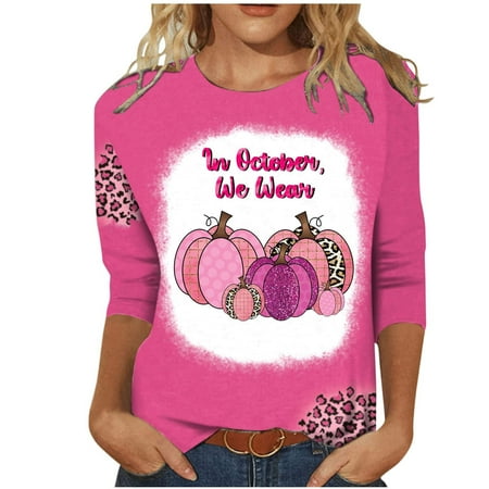 Ziloco Women s Fashion Printed Loose T-shirt 3/4 Sleeves Blouse Round Neck Casual Tops fall dress corset tops for women Pink S
Ziloco Women s Fashion Printed Loose T-shirt 3/4 Sleeves Blouse Round Neck Casual Tops fall dress corset tops for women Pink S