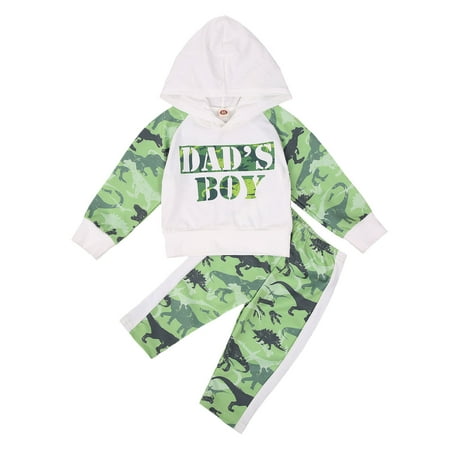 2 Pieces Baby Suit Set Kids Dinosaur Print Long Sleeve Hooded Top and Trousers White
2 Pieces Baby Suit Set Kids Dinosaur Print Long Sleeve Hooded Top and Trousers White