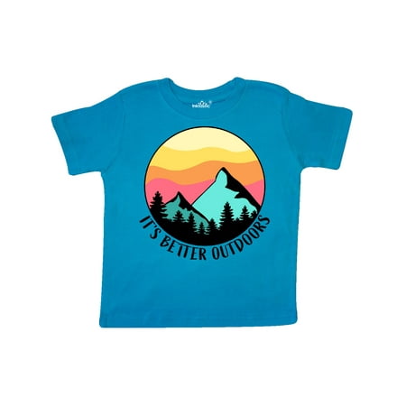 Inktastic It s Better Outdoors Mountains at Sunset Gift Toddler Boy or Toddler Girl T-Shirt
Inktastic It s Better Outdoors Mountains at Sunset Gift Toddler Boy or Toddler Girl T-Shirt