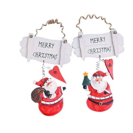 OUNONA 2pcs Lovely Santa Claus Doll Hanging Christmas Small Doll Hanging Pendant Merry Christmas Wall Hanging Pendant Door Hanging Decor (Random Style)
OUNONA 2pcs Lovely Santa Claus Doll Hanging Christmas Small Doll Hanging Pendant Merry Christmas Wall Hanging Pendant Door Hanging Decor (Random Style)