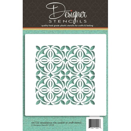 Casablanca Tile Cookie and Craft Stencil CM133 by Designer Stencils