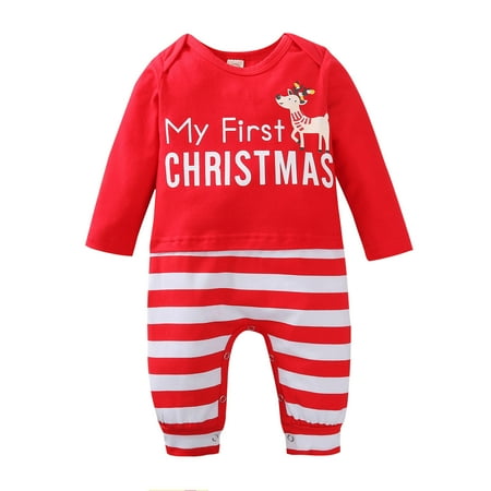Ozmmyan Christmas Toddler Clothes Newborn Infant Baby Boy Girl Christmas Letter Cartoon Deer Print Romper Jumpsuit on Clearance
Ozmmyan Christmas Toddler Clothes Newborn Infant Baby Boy Girl Christmas Letter Cartoon Deer Print Romper Jumpsuit on Clearance