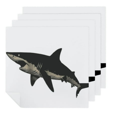 Facannap Shark Cloth Napkins Hotel Home Banquet Atmosphere Embellishment Polyester Gift Home Decor 6 PCS
Facannap Shark Cloth Napkins Hotel Home Banquet Atmosphere Embellishment Polyester Gift Home Decor 6 PCS