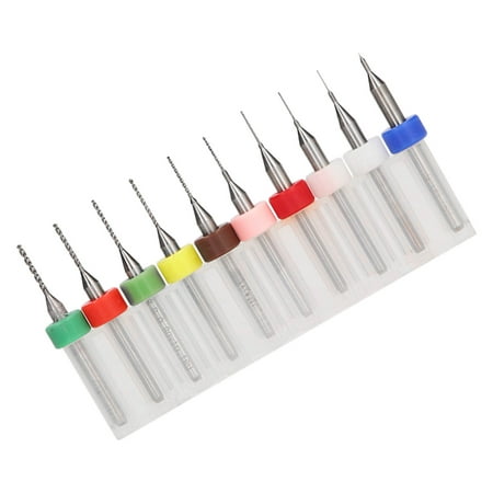 Drill Bits Efficient Drill Bit Set 1/8in Shank 10 Pcs For Drilling 0.1-1mm 0.3-1.2mm
Drill Bits Efficient Drill Bit Set 1/8in Shank 10 Pcs For Drilling 0.1-1mm 0.3-1.2mm
