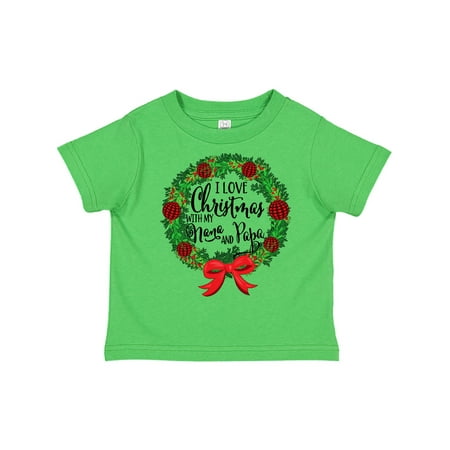 Inktastic I Love Christmas with My Nana and Papa Wreath Gift Toddler Boy or Toddler Girl T-Shirt
Inktastic I Love Christmas with My Nana and Papa Wreath Gift Toddler Boy or Toddler Girl T-Shirt