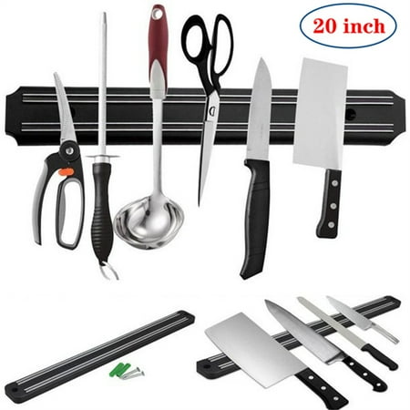SNNROO Magnetic Knife Strips 15 inch Multipurpose Magnetic Knife Holder Knife Bar Knife Rack Knife Strip Kitchen Utensil Holder Tool Holder Magnetic Tool Organizer
SNNROO Magnetic Knife Strips 15 inch Multipurpose Magnetic Knife Holder Knife Bar Knife Rack Knife Strip Kitchen Utensil Holder Tool Holder Magnetic Tool Organizer