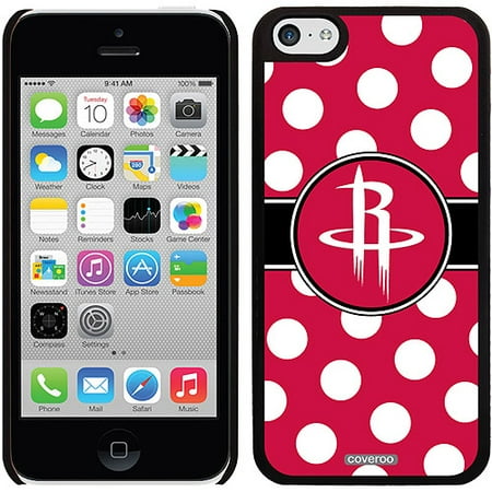 Houston Rockets Polka Dots Design on Apple iPhone 5c Thinshield Snap-On Case by Coveroo
