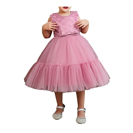 Bagilaanoe Toddler Baby Girls Formal Party Dresses Sleeveless 3D Flower Princess Tulle Dress
Bagilaanoe Toddler Baby Girls Formal Party Dresses Sleeveless 3D Flower Princess Tulle Dress