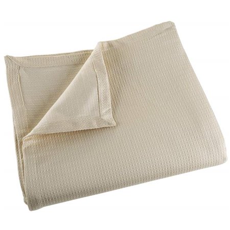 Bedford Home 61A-43333 Soft Breathable 100 Percent Cotton Blanket, Taupe - King Size