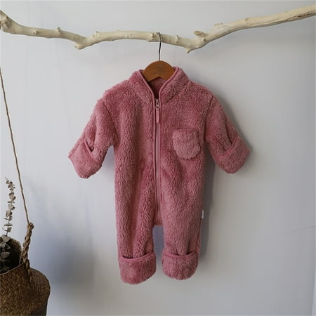 FZM Christmas Baby Girls Winter Warm Thick Solid Cotton Long Sleeve Footed Romper Jumpsuit Clothes
FZM Christmas Baby Girls Winter Warm Thick Solid Cotton Long Sleeve Footed Romper Jumpsuit Clothes