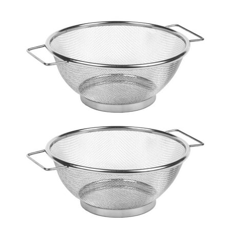 2X Stainless Steel Fine Mesh Strainer Bowl Drainer Vegetable Sieve Colander Sifter
2X Stainless Steel Fine Mesh Strainer Bowl Drainer Vegetable Sieve Colander Sifter