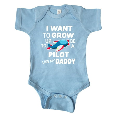 Inktastic I Want To Grow up To Be a Pilot Like My Daddy Gift Baby Boy or Baby Girl Bodysuit
Inktastic I Want To Grow up To Be a Pilot Like My Daddy Gift Baby Boy or Baby Girl Bodysuit