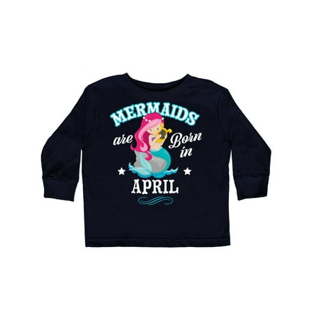 Inktastic Mermaids are born in April Birthday Gift Toddler Toddler Girl Long Sleeve T-Shirt
Inktastic Mermaids are born in April Birthday Gift Toddler Toddler Girl Long Sleeve T-Shirt