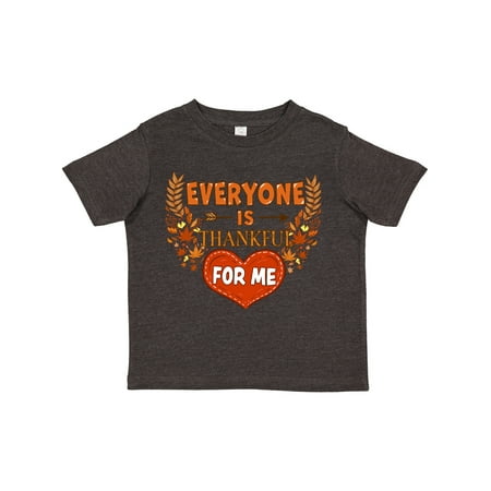 Inktastic Everyone is Thankful for Me with Heart and Leaves Gift Toddler Boy or Toddler Girl T-Shirt
Inktastic Everyone is Thankful for Me with Heart and Leaves Gift Toddler Boy or Toddler Girl T-Shirt
