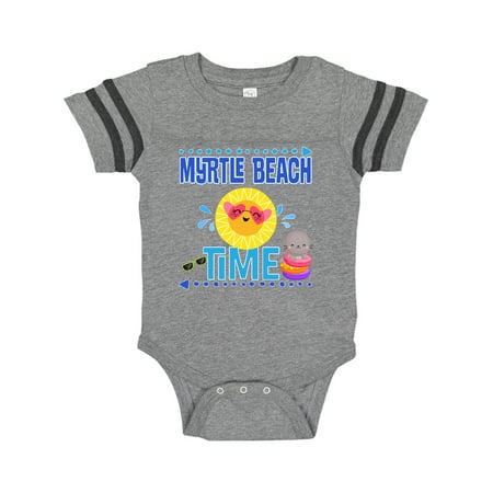 Inktastic Myrtle Beach Vacation Time Gift Baby Girl Bodysuit