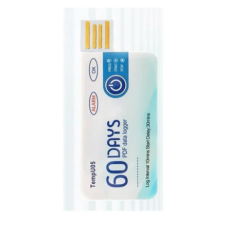 TempU05 Temperature Data 60 Disposable Temperature Analyzer PDF USB
