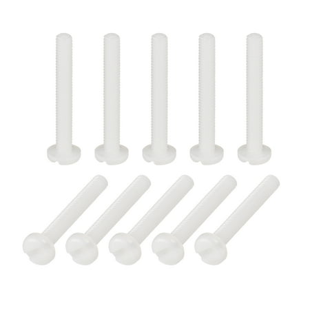 Uxcell Nylon Machine Screws M4x30mm Slotted Pan Head Fasteners Bolts White 15Pack
Uxcell Nylon Machine Screws M4x30mm Slotted Pan Head Fasteners Bolts White 15Pack