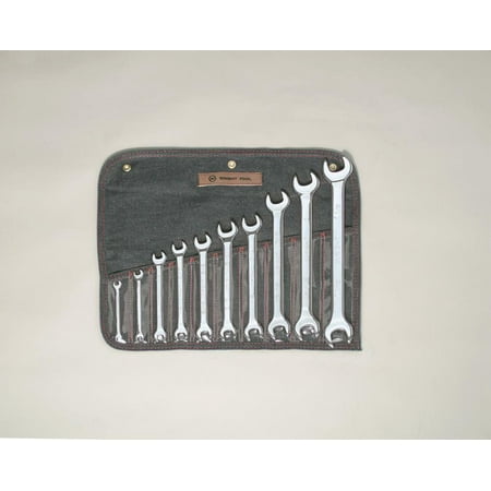 Wright Tool 10 Pc. Open End Wrenches 1/4 In. To 1/8 In.