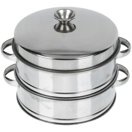 NUOLUX Stainless Steel Steamer with Lid 2-Tier Household Food Steamer Kitchen Gadget
NUOLUX Stainless Steel Steamer with Lid 2-Tier Household Food Steamer Kitchen Gadget