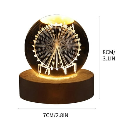Galaxy Crystal Ball Night Light LED Solar System Crystal Ball Night Light With Wooden Base Crystal Ball Lamp For Boys Girls Family Frie
Galaxy Crystal Ball Night Light LED Solar System Crystal Ball Night Light With Wooden Base Crystal Ball Lamp For Boys Girls Family Frie