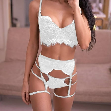 Fengqque Bodysuit Women Sexy Set Lingerie Thong Sleepwear Lace Bra Panty Set Garter Belts Underwear Panties Set
Fengqque Bodysuit Women Sexy Set Lingerie Thong Sleepwear Lace Bra Panty Set Garter Belts Underwear Panties Set