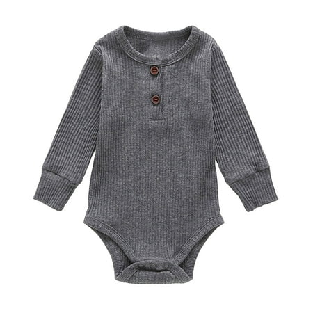 RPVATI Baby Unisex Bodysuit Solid Bodysuits Infant Long-Sleeve Cotton Summer Clothes
RPVATI Baby Unisex Bodysuit Solid Bodysuits Infant Long-Sleeve Cotton Summer Clothes