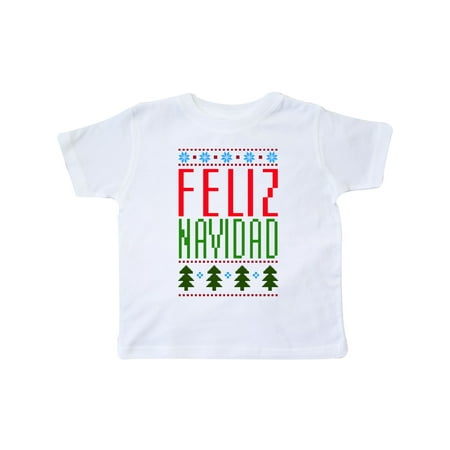 Inktastic Feliz Navidad ugly knitted sweater style in color Gift Toddler Boy or Toddler Girl T-Shirt
Inktastic Feliz Navidad ugly knitted sweater style in color Gift Toddler Boy or Toddler Girl T-Shirt