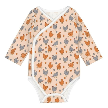 Coaee Funny Chicken for Soft Cotton Baby Long-Sleeve Bodysuit Girls Boys Bodysuit Romper
Coaee Funny Chicken for Soft Cotton Baby Long-Sleeve Bodysuit Girls Boys Bodysuit Romper