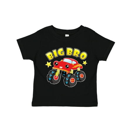 Inktastic Monster Truck Big Bro Gift Toddler Boy Girl T-Shirt