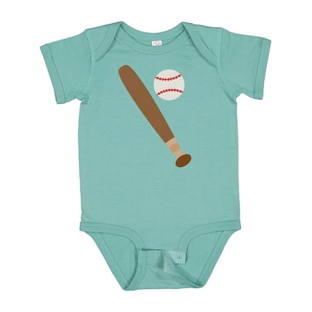 Inktastic Baseball Bat and Ball Gift Baby Boy or Baby Girl Bodysuit 
Inktastic Baseball Bat and Ball Gift Baby Boy or Baby Girl Bodysuit